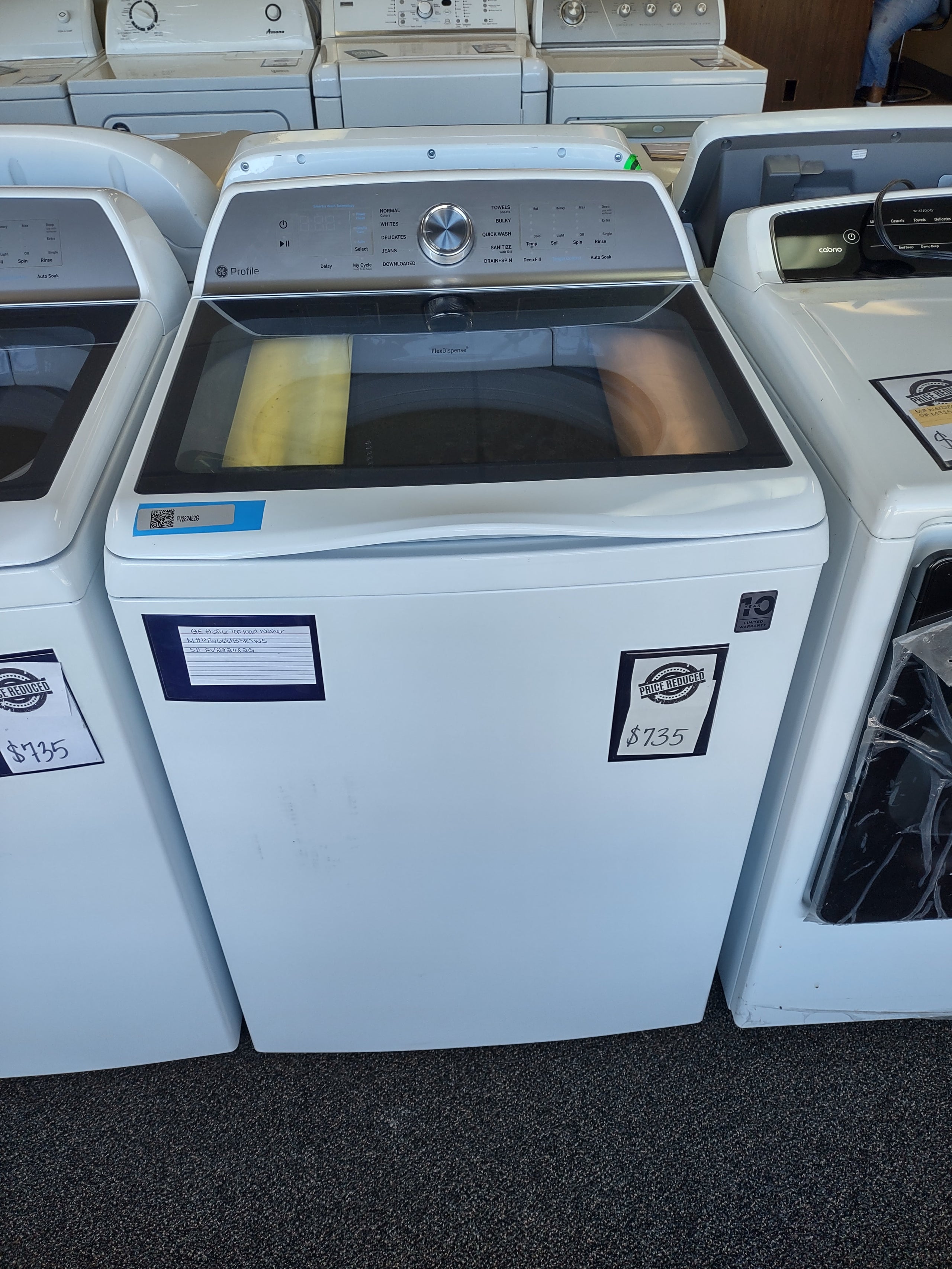 GE Profile Top Load Washer (New) Taylor Smith Appliances